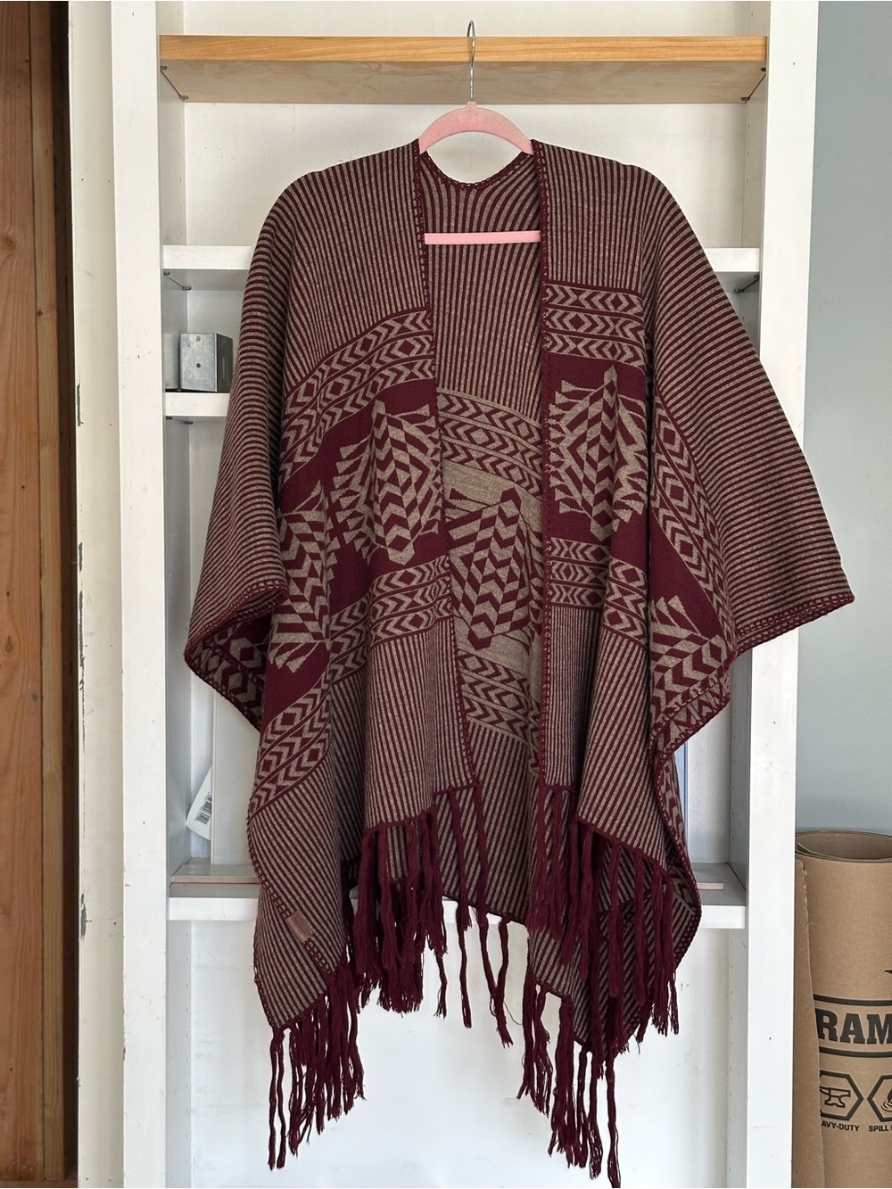 Pendleton poncho shawl wrap **